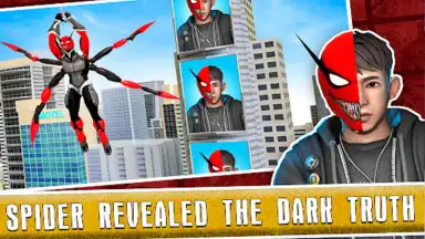 Captura de tela de Black Spider Rope Superhero 2
