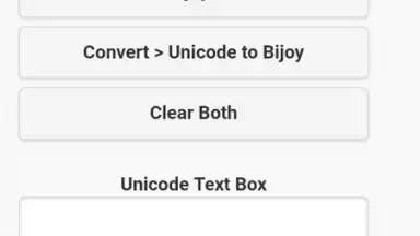 Captura de tela de Unicode - Bijoy Converter 5