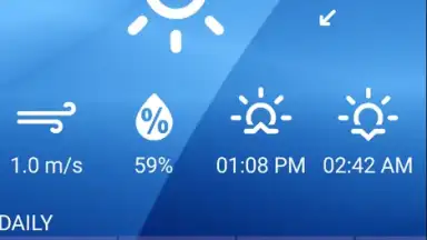 Captura de tela de Free Weather Forecast 1