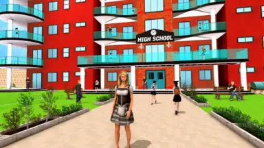Captura de tela de My High School Games Girl Life 3