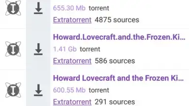 Captura de tela de YouTorrents 3