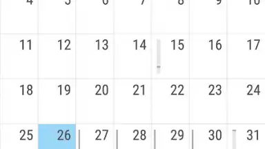 Captura de tela de HTC Calendar 1