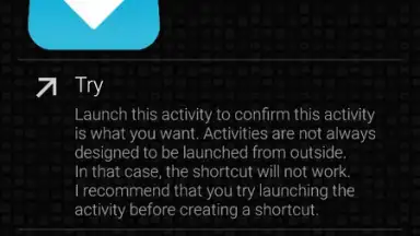 Captura de tela de QuickShortcutMaker 1