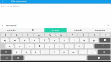 Captura de tela de Teclado Xperia 4