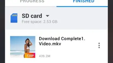 Captura de tela de HD Video Downloader App 1