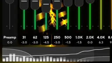 Captura de tela de Poweramp Equalizer 5