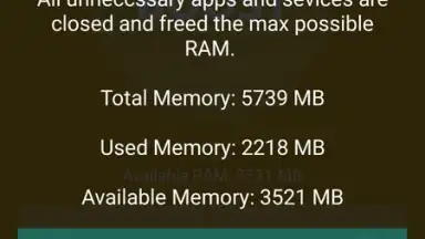 Captura de tela de Ram Booster & Cleaner 5