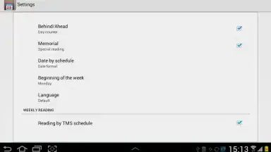 Captura de tela de Bible Reading Schedule 6