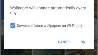 Captura de tela de Google Wallpapers 2