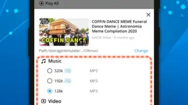 Captura de tela de OKmusi - Any Music MP3 Downloader 8