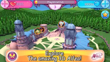 Captura de tela de Winx Fairy School Lite 2