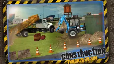 Captura de tela de Construction Trucker 3D Sim 11