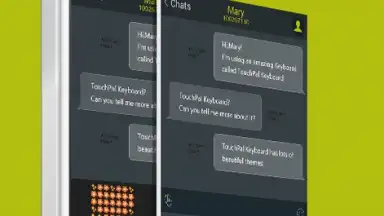 Captura de tela de Android L Lime TouchPal Theme 3