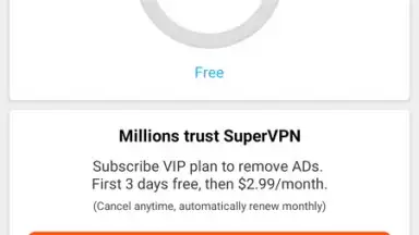 Captura de tela de SuperVPN Fast VPN Client 4