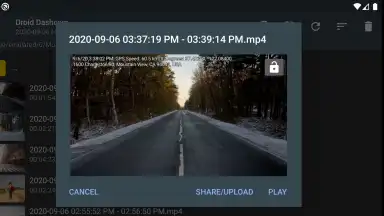 Captura de tela de Droid Dashcam - Driving video recorder 6