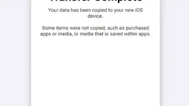 Captura de tela de Move to iOS 3