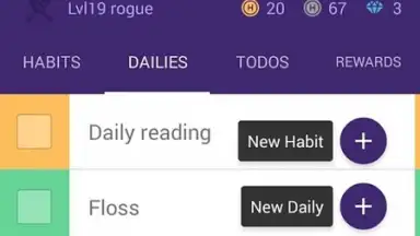 Captura de tela de Habitica 2