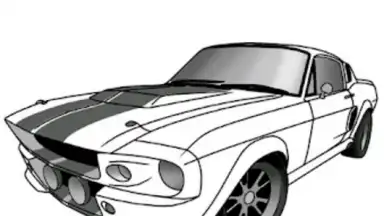 Captura de tela de Draw Cars: Muscle 5