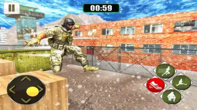 Captura de tela de US Army Training War School 3D 1