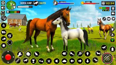 Captura de tela de Wild Horse Family Simulator 4