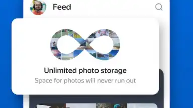 Captura de tela de Yandex Disk Beta 1