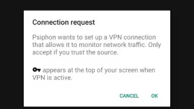Captura de tela de PsiPhon 7