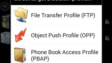 Captura de tela de Bluetooth File Transfer 2