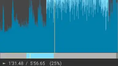 Captura de tela de mp3DirectCut 4