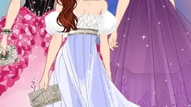 Captura de tela de Princess Prom Dres Up Games 4