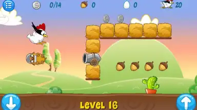 Captura de tela de Ninja Chicken 3