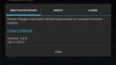 Captura de tela de Router Keygen (Old) 3