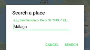 Captura de tela de GPS Emulator 1