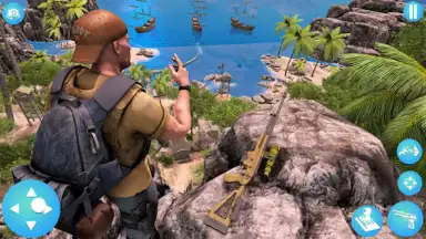 Captura de tela de Fish Hunter : Shark Simulator 4