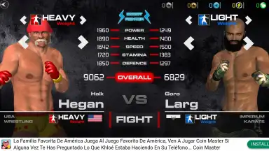 Captura de tela de MMA Fighting Clash 11