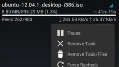 Captura de tela de aDownloader New 2