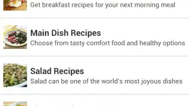 Captura de tela de Quick and Easy Recipes 4