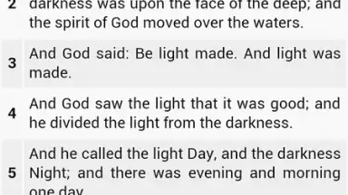 Captura de tela de Catholic Bible 4