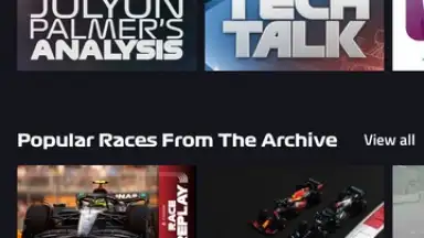Captura de tela de F1 TV 4