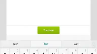 Captura de tela de Ginger Keyboard 3