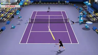 Captura de tela de 3D Tennis 1