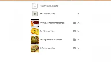 Captura de tela de Recetas Mexicanas 1