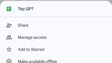 Captura de tela de Google Drive 2