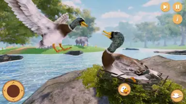 Captura de tela de Duck Family Life Simulator 3D 1