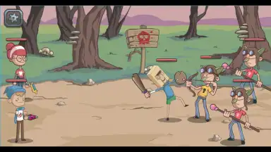 Captura de tela de Backyard Heroes RPG 2