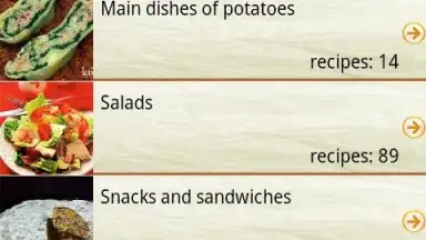 Captura de tela de Delicious recipes 3