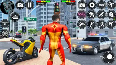 Captura de tela de Rope Hero: Speed Hero Games 3