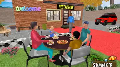Captura de tela de Virtual Family Summer Vacation 18