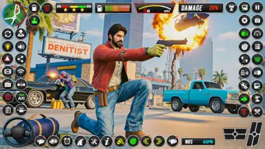 Captura de tela de Gangster Crime Wars Mafia 3D 2