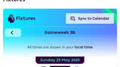 Captura de tela de Premier League - Official App 13