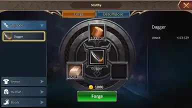 Captura de tela de Dungeon and Heroes 18